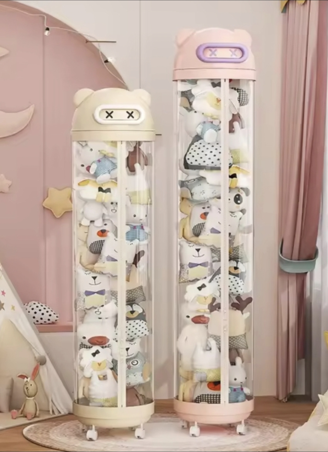 Toy Organizer with Wheel&Light