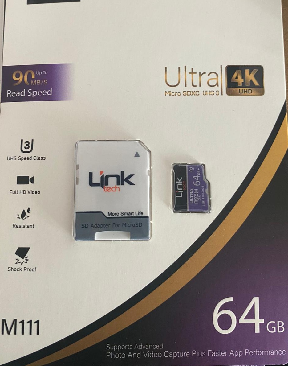 Link Tech M111 64GB MicroSD Memory Card
