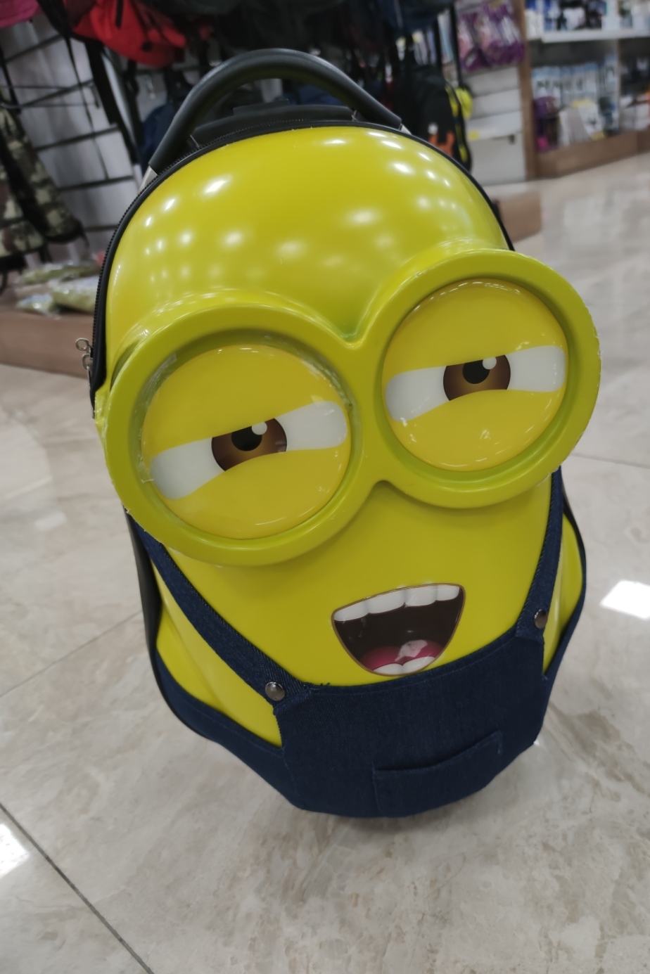 Minion School Bag With Wheels 26cmx37cmx49cm